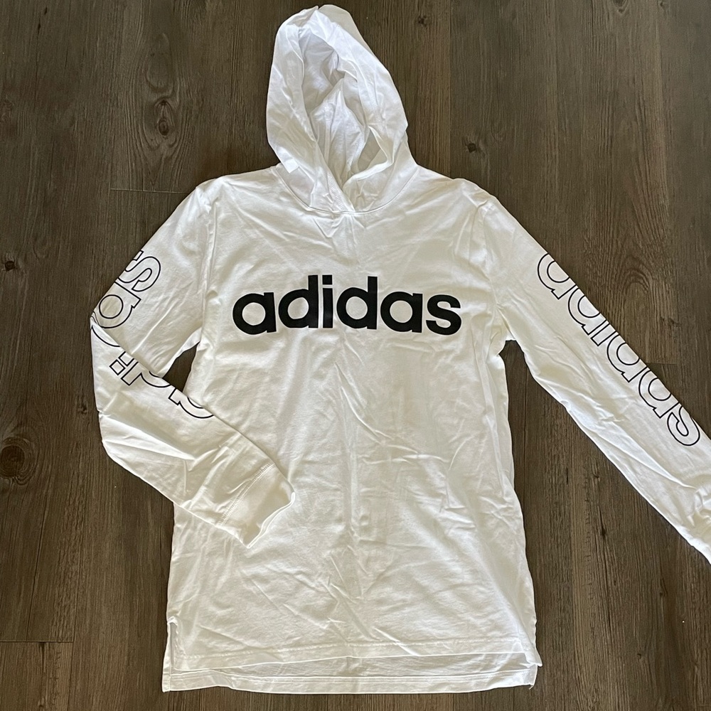 Youth Adidas Long Sleeve T-Shirt Hoodie